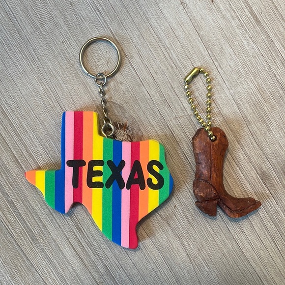 Other - Texas and Cowboy Boot Key Chains